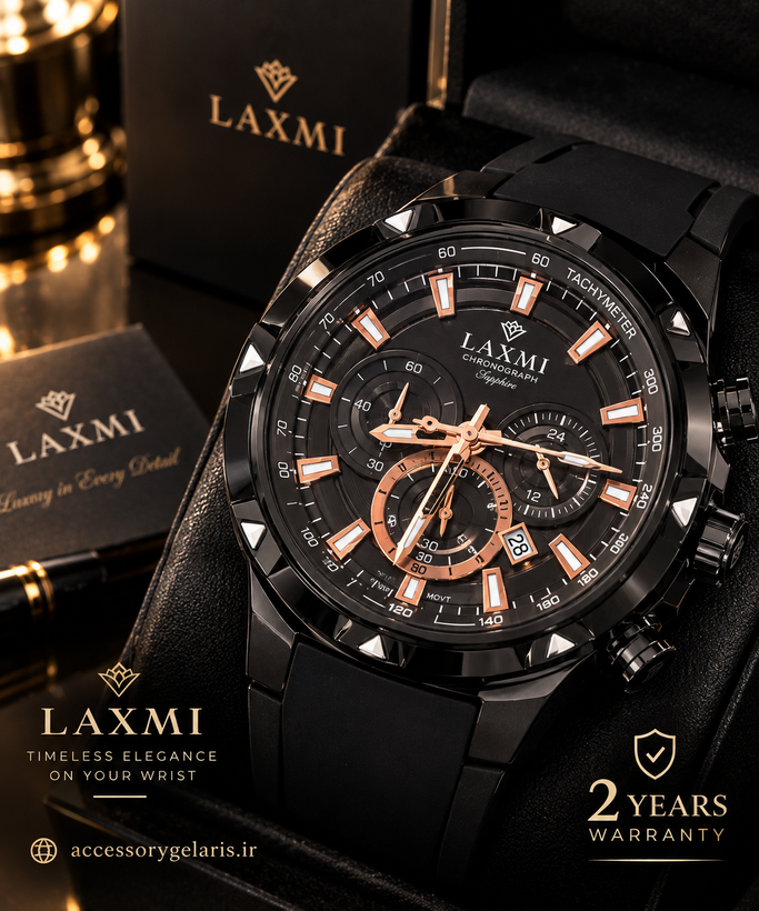 ساعت اورجینال Laxmi8908-6 پک کامل