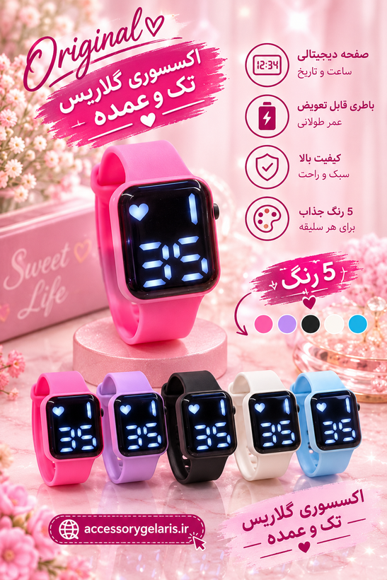ساعت مچی بچه گانه اسپرت