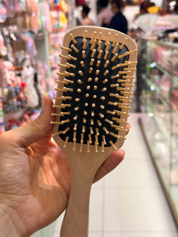 برس مو تمام چوب بامبو کره ای مارک LIZZE کد br12