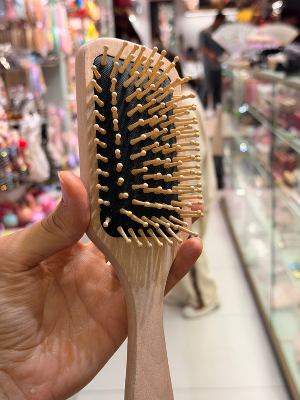 برس مو تمام چوب بامبو کره ای مارک LIZZE کد br12